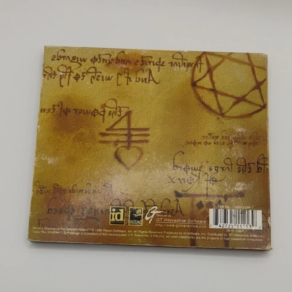 Heretic Shadow of the Serpent Riders PC CD-ROM 1996 id Software Used